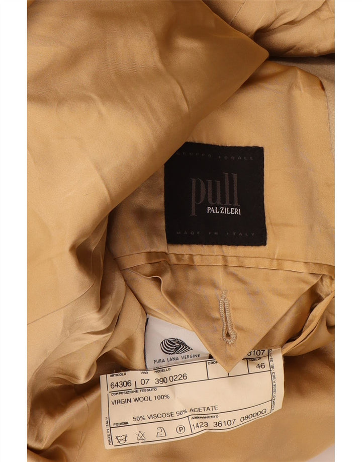 Soprabito Uomo Pal Zileri IT 46 Small Beige Lana Vergine