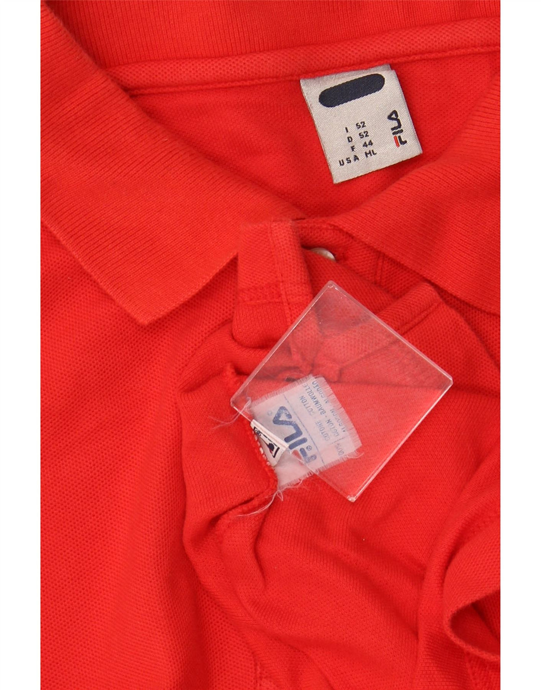 Polo Uomo FILA IT 52 Large Rosso Cotone