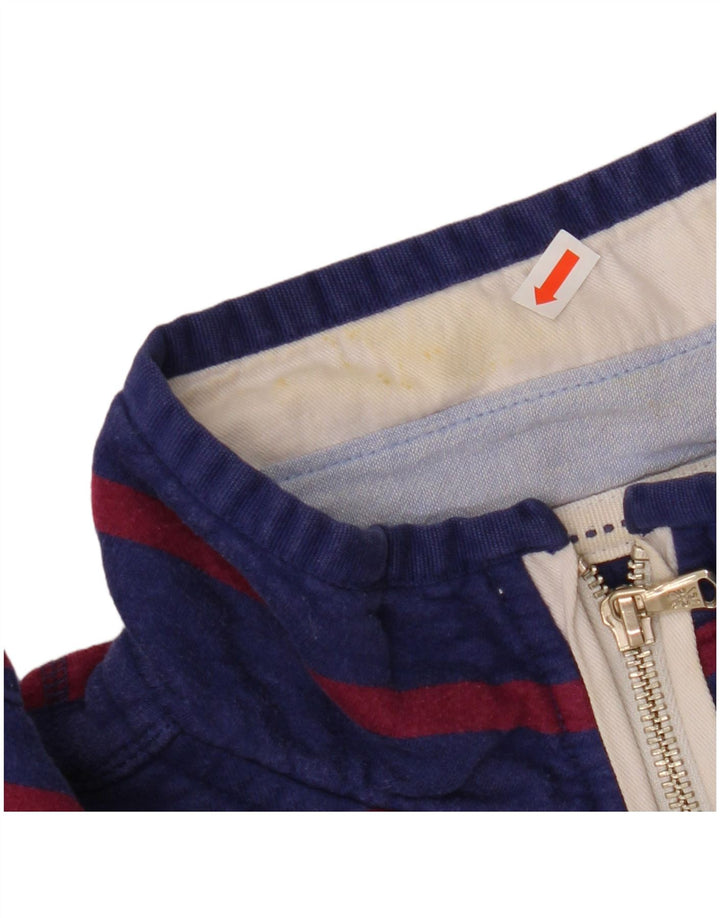 CREW CLOTHING Felpa da donna Maglione UK 16 Grandi strisce blu navy