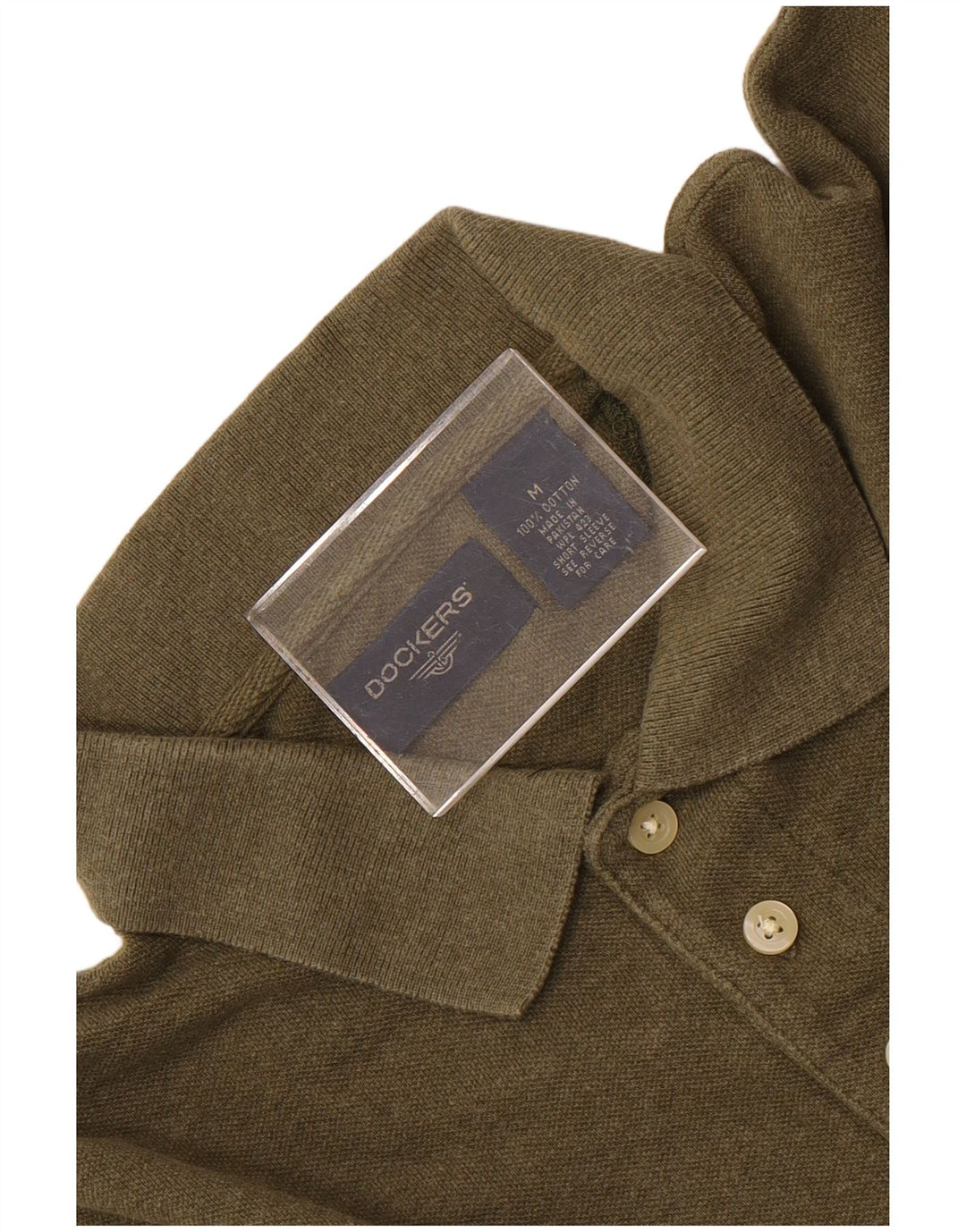 Polo da uomo Dockers in cotone kaki medio