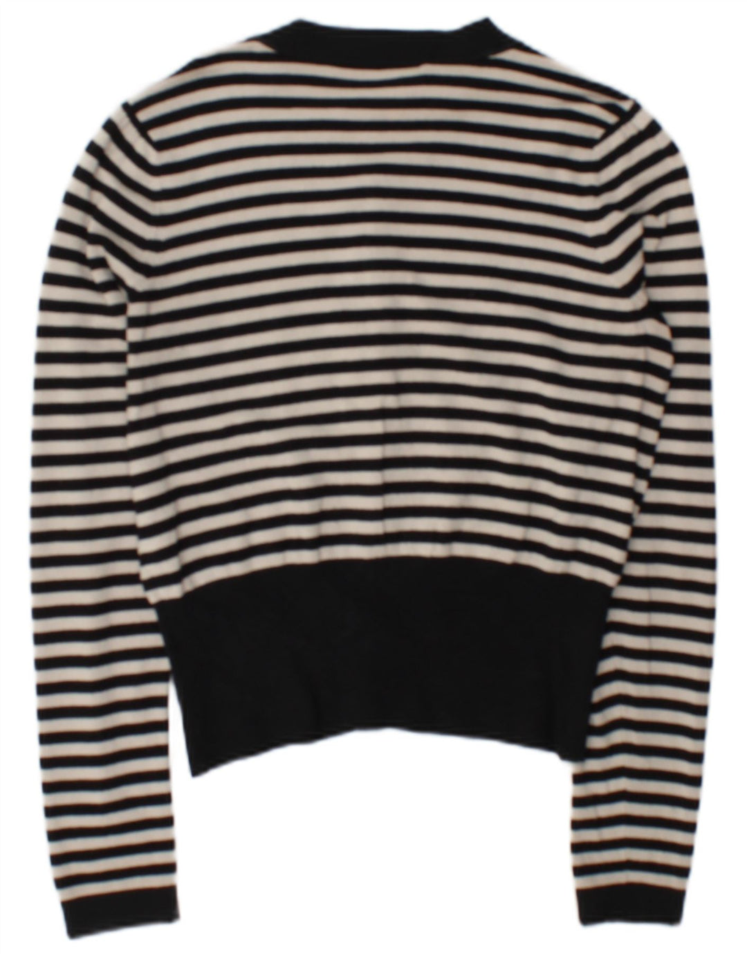 Maglione cardigan da donna Coast UK 12 Viscosa a righe nere medie