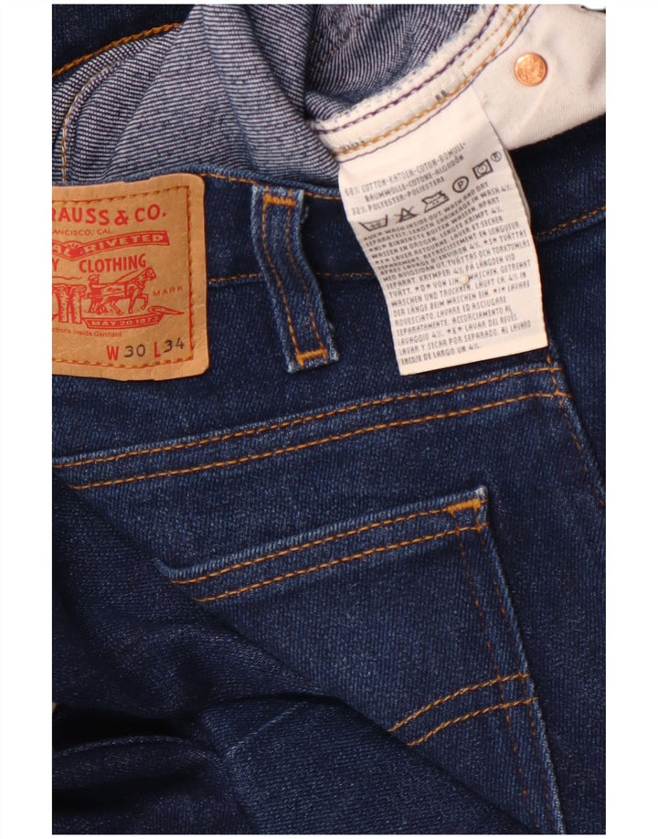 Levi's Jeans Svasati da Uomo W30 L30 Cotone Blu