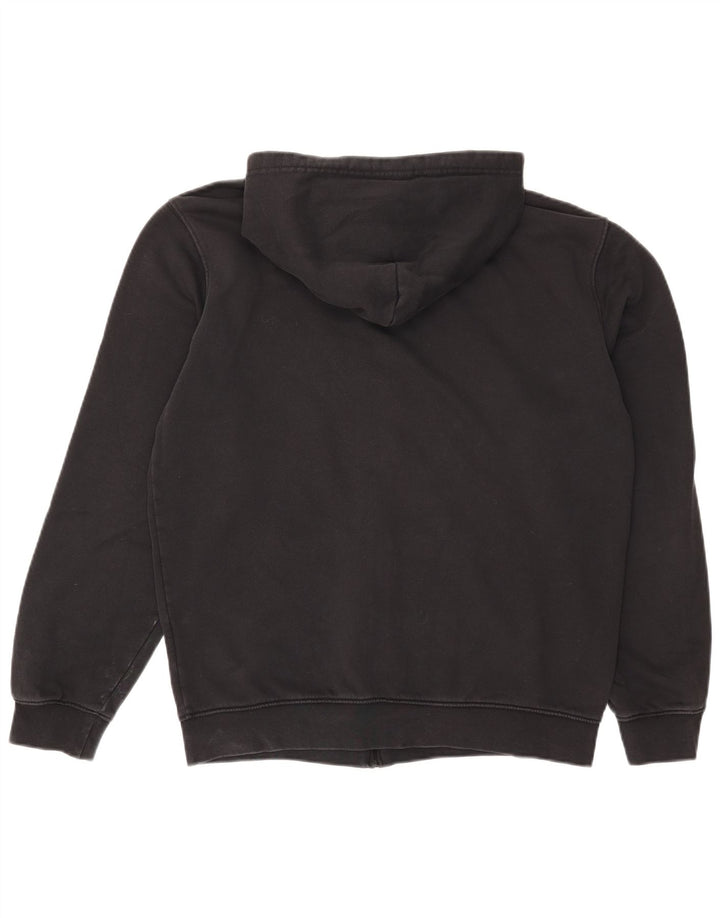 Maglione con cappuccio e zip da uomo Champion grande in cotone nero