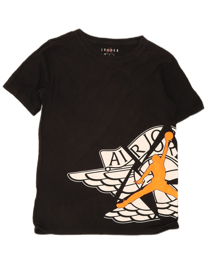 T-shirt grafica regolare Jordan da ragazzo, 12-13 anni, grande, nera