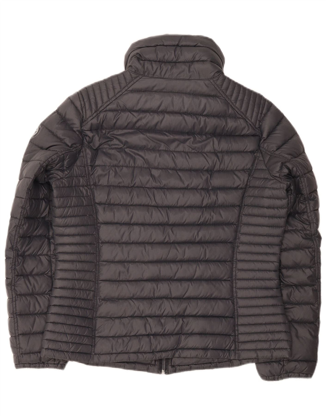 Giacca imbottita da donna Michael Kors UK 14 Nylon grigio medio