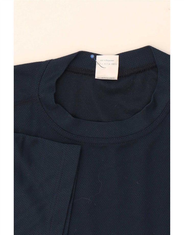 T-shirt da uomo Lowe Alpine Top Small in poliestere blu navy