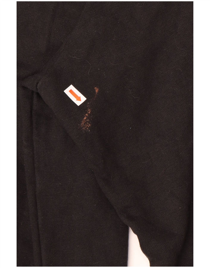 Felpa grafica da uomo Champion Jumper XL in cotone nero