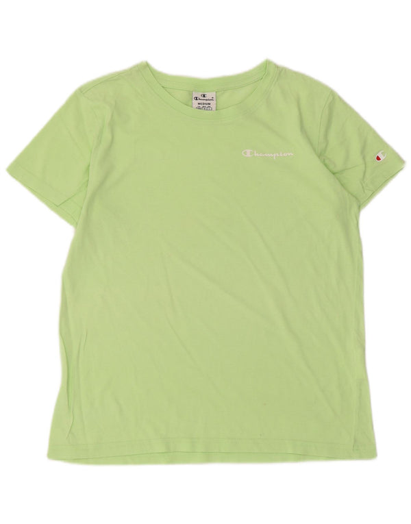 T-shirt da donna Champion Top UK 12 cotone verde medio