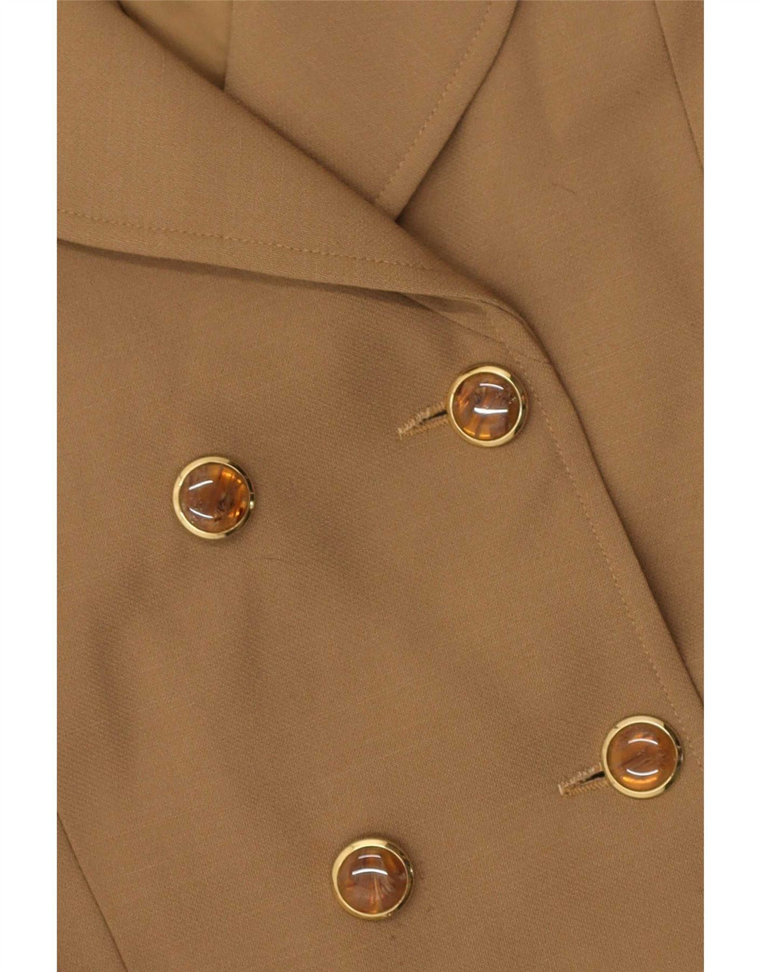Set gonna vintage doppiopetto in 2 pezzi da donna IT 44 medio W30 marrone