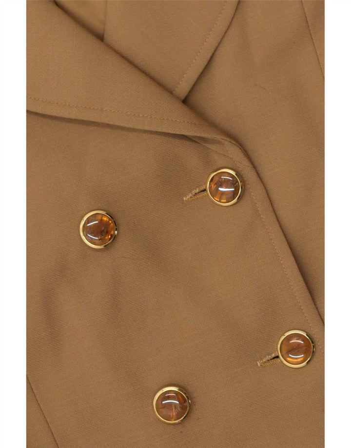 Set gonna vintage doppiopetto in 2 pezzi da donna IT 44 medio W30 marrone
