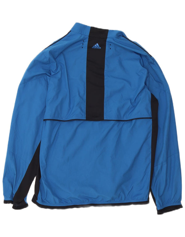 Giacca da allenamento Adidas Clima Proof da uomo, colore blu medio