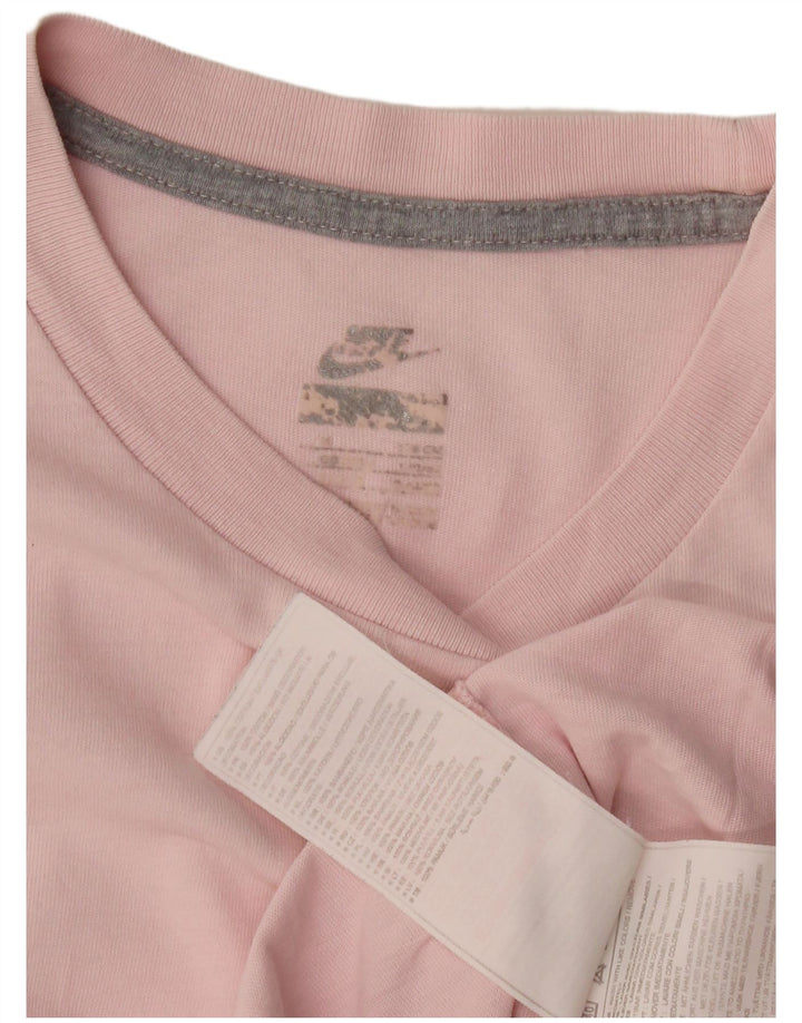T-shirt da uomo Nike Top in cotone rosa medio