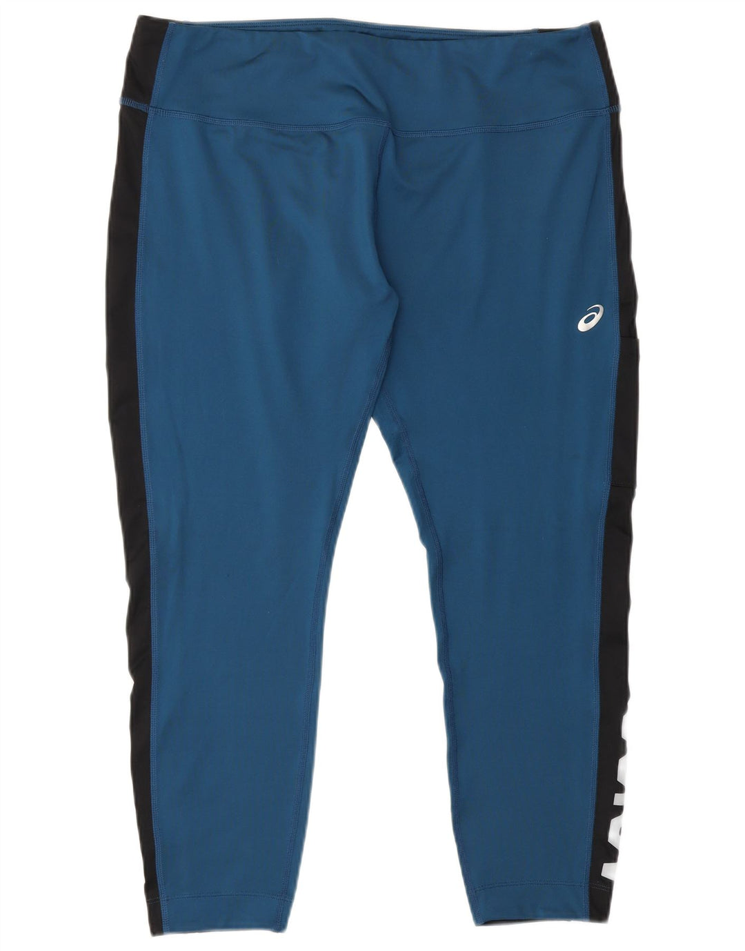 Leggings corti da donna Asics UK 18 XL poliestere blu