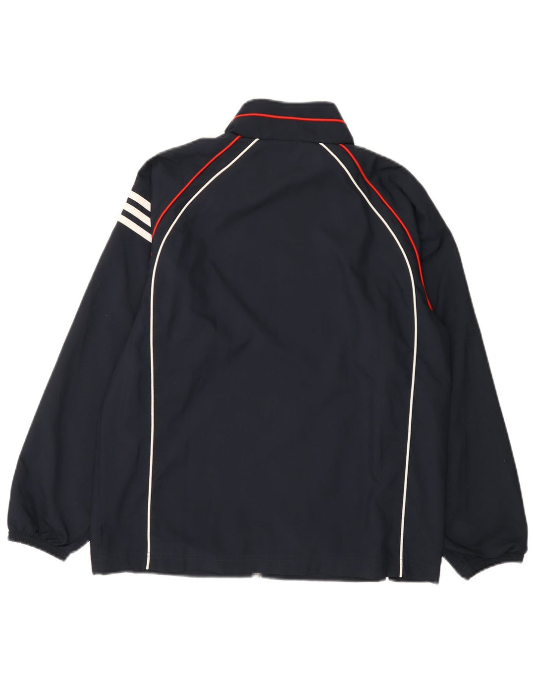 Giacca antipioggia da donna Adidas Clima Proof UK 12 Medium Blu Navy Colourblock
