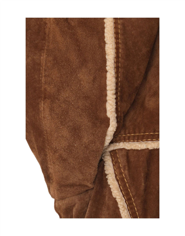 Giubbotto Shearling Donna Conbipel IT 48 XL Pelle Marrone