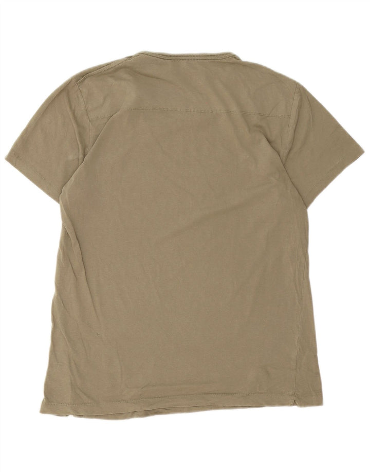T-shirt da uomo French Connection Top grande in cotone kaki