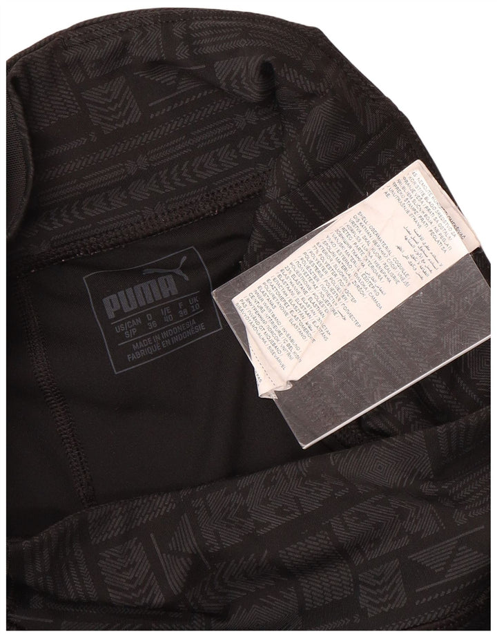 Leggings Puma da donna UK 10 Small Poliestere geometrico grigio