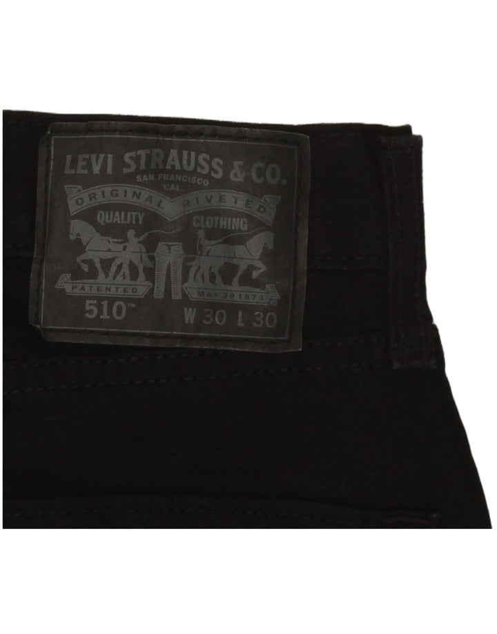 Jeans Levi's Uomo 510 Skinny W30 L30 Neri