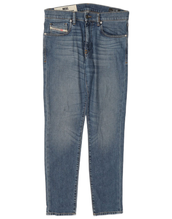 Jeans slim elasticizzati da uomo Diesel W30 L30 in cotone blu
