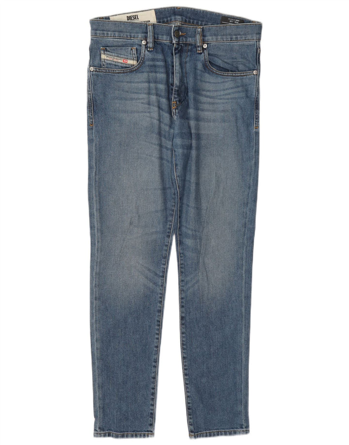 Jeans slim elasticizzati da uomo Diesel W30 L30 in cotone blu
