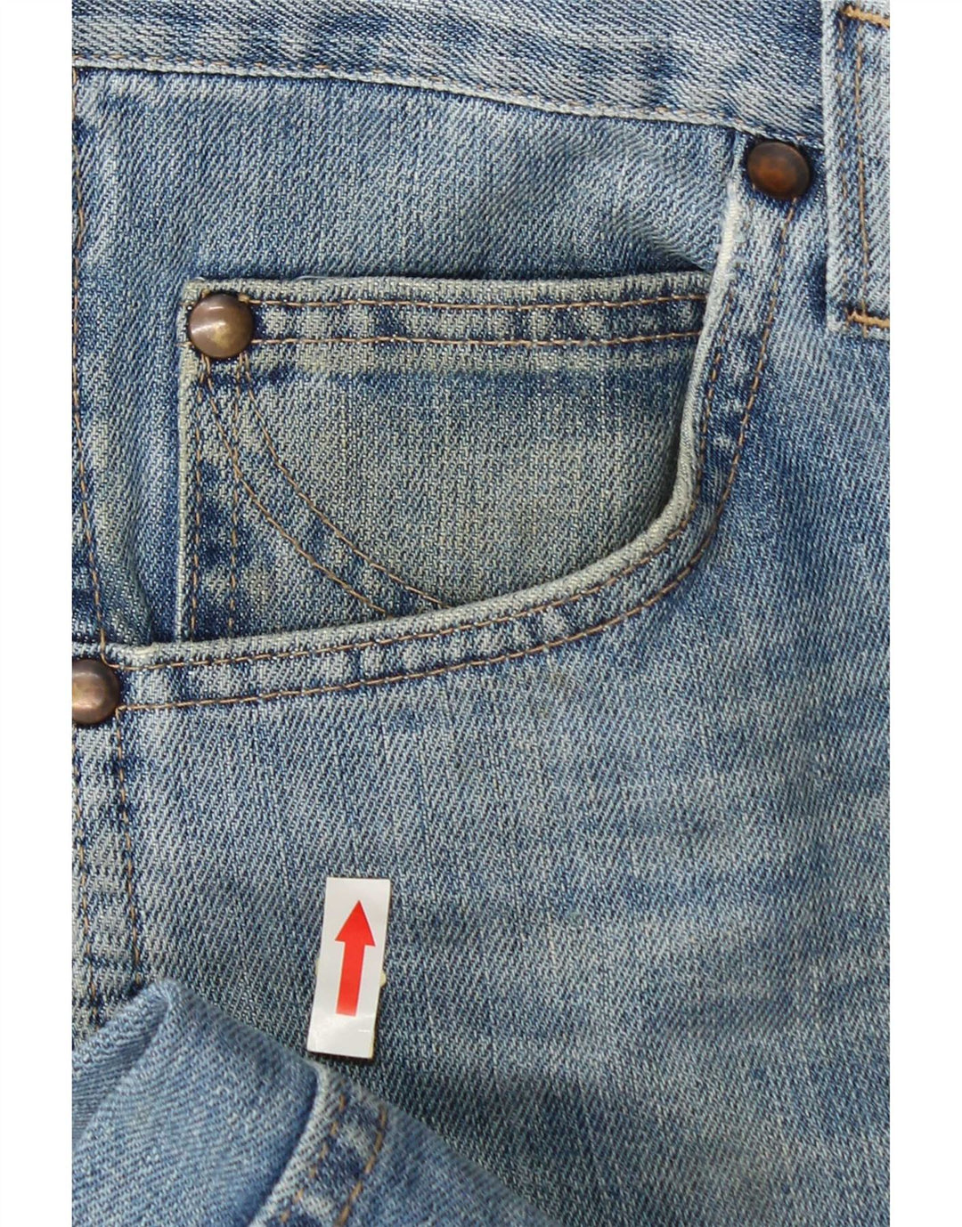 Jeans dritti da uomo Wrangler W36 L30 cotone blu