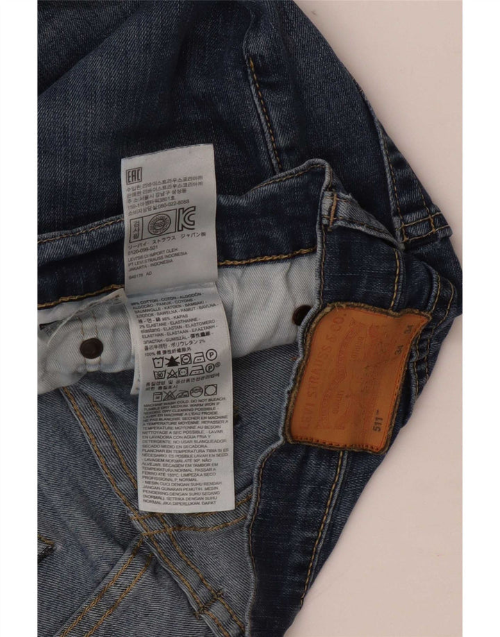Jeans Levi's Uomo 511 Slim W34 L34 Cotone Blu