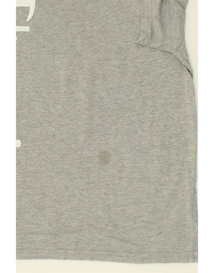 CHAMPION Boys Graphic T-Shirt Top 10-11 Years Medium Grey Cotton Vintage Champion and Second-Hand Champion from Messina Hembry 