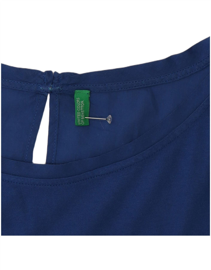 Camicetta da donna Benetton Top UK 16 grande blu