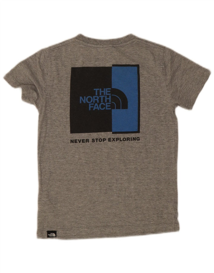 Maglietta grafica per ragazzi The North Face Top 9-10 anni Grigio medio chiazzato