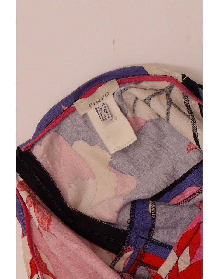 Minigonna da donna Pinko UK 8 piccola W30 floreale multicolore