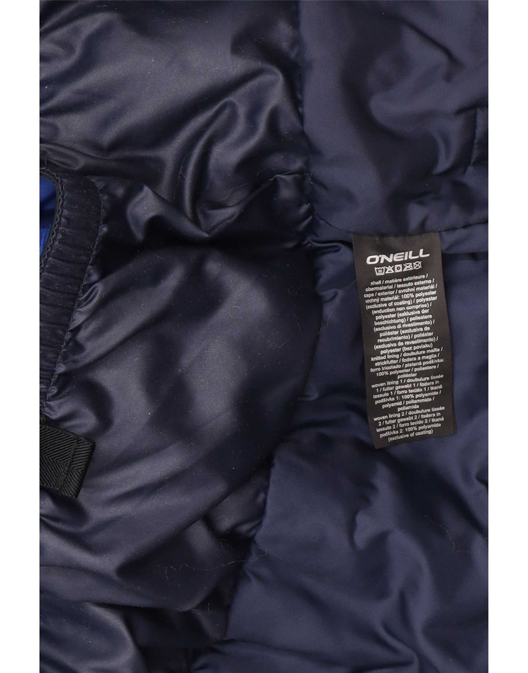 Giacca a vento con cappuccio da donna O'Neill UK 10 Small Blu Navy maculato