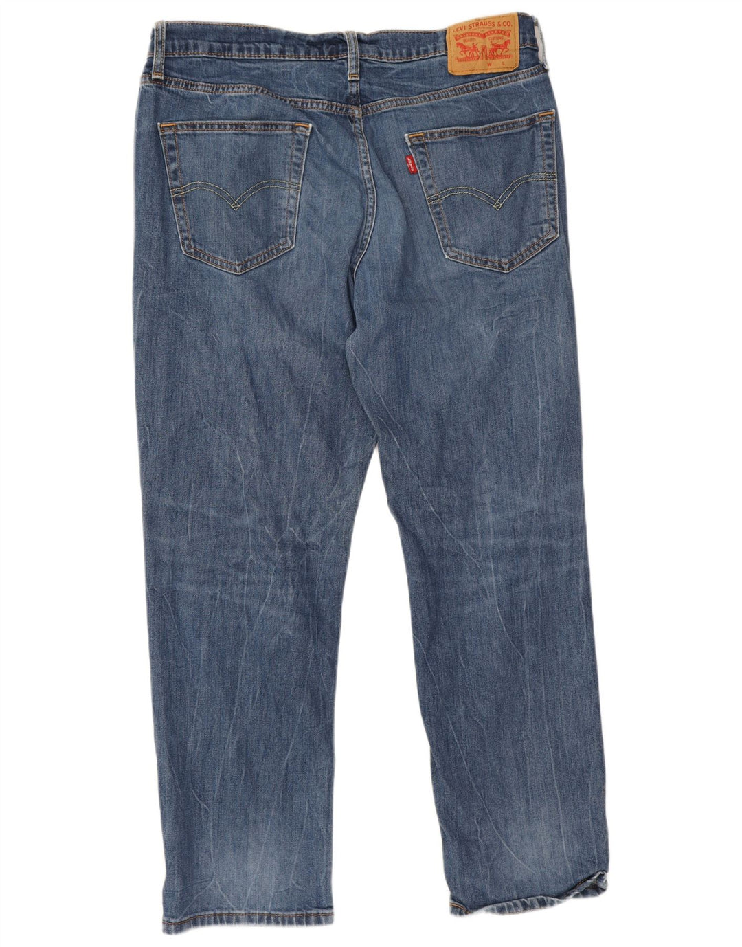 Levi's Jeans dritti da uomo W34 L29 Blu Cotone
