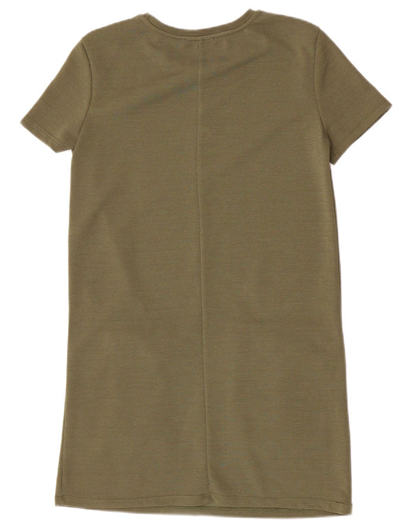 Abito T-shirt Zara da donna UK 10 piccolo kaki