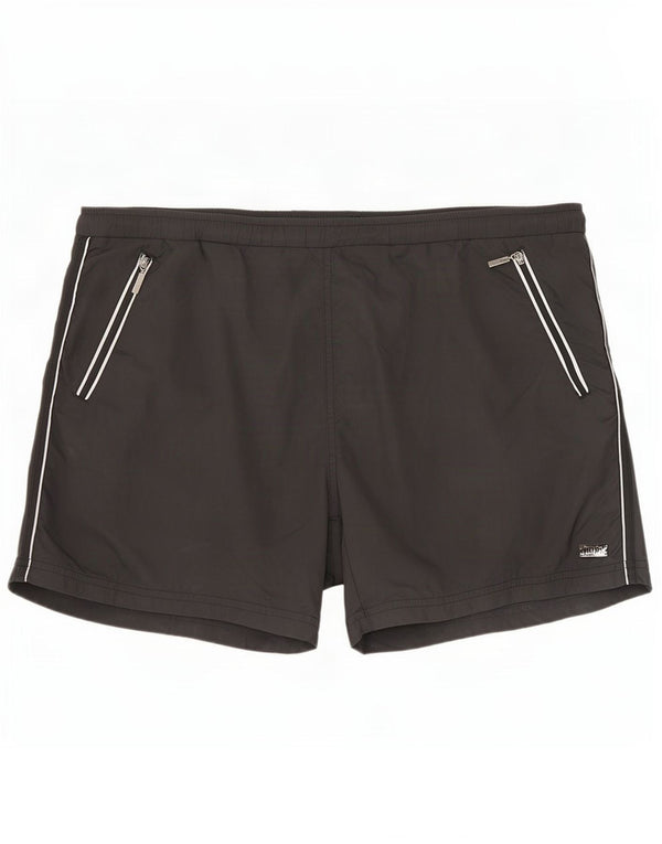 Pantaloncini da bagno da uomo Hugo Boss medi neri