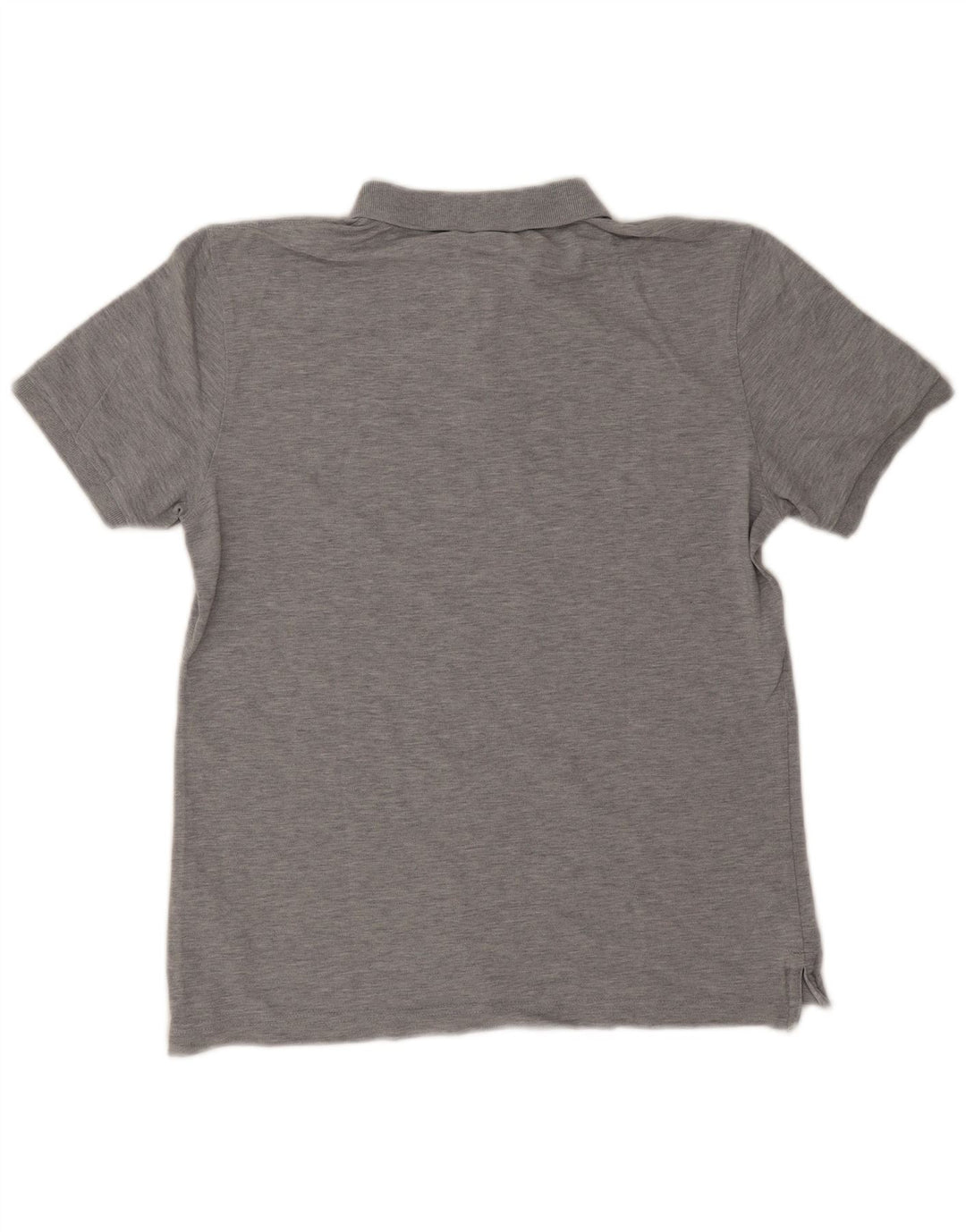 Polo da uomo Calvin Klein in cotone grigio medio