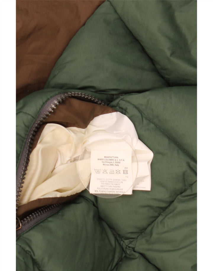 Gilet imbottito con cappuccio da uomo COLMAR IT 48 Verde medio Poliammide