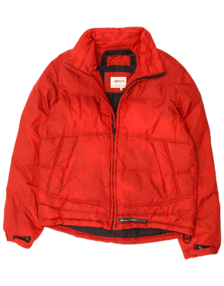 Giacca imbottita da uomo Gas UK 38 Medium Red Poliammide