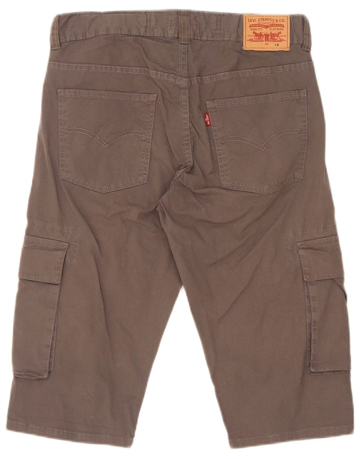 Bermuda cargo da ragazzo Levi's 15-16 anni W28 in cotone grigio