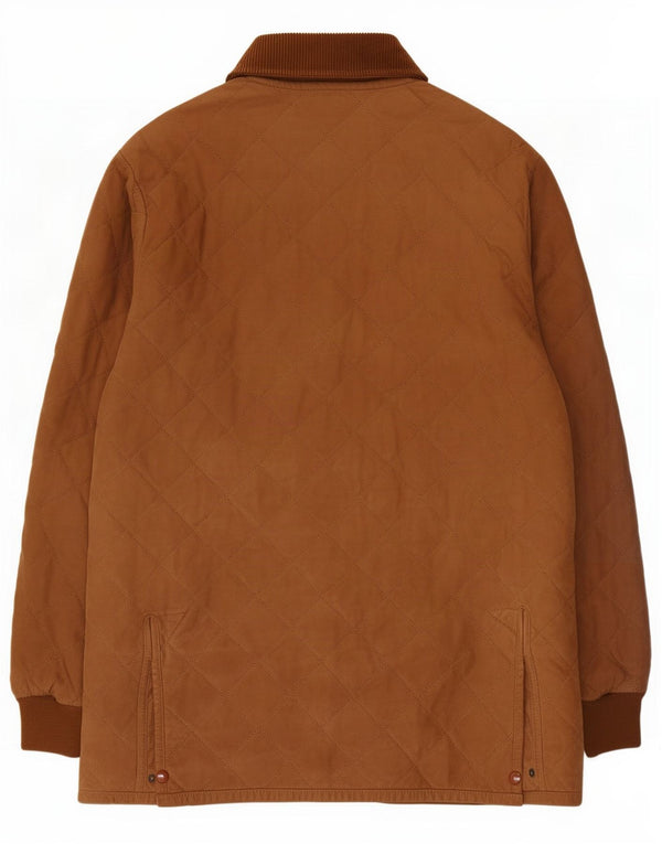 Giacca trapuntata da uomo Tincati Milano UK 40 Large Marrone