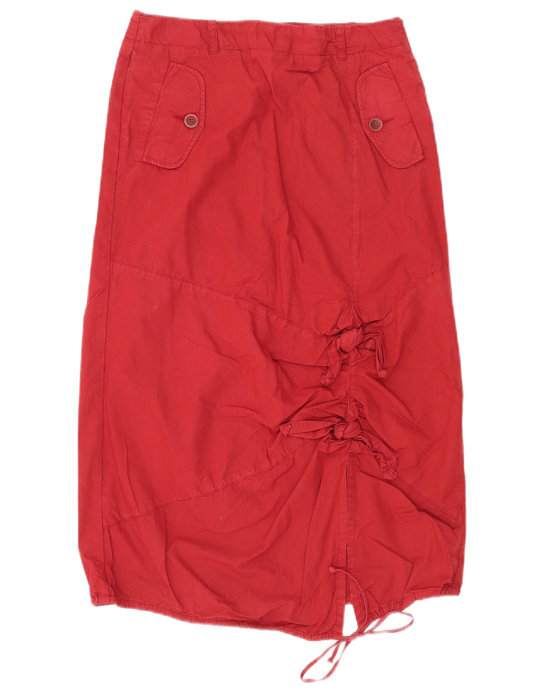 Gonna longuette da donna Max & Co. UK 6 piccola W26 cotone rosso