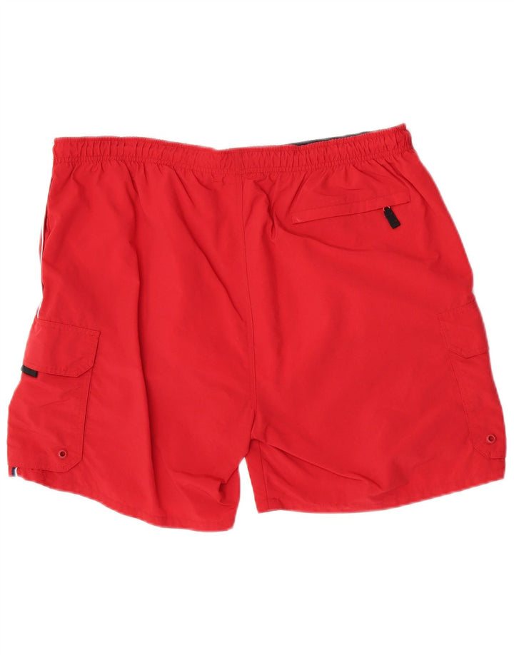 Pantaloncini da bagno da uomo Nautica grandi in nylon rosso