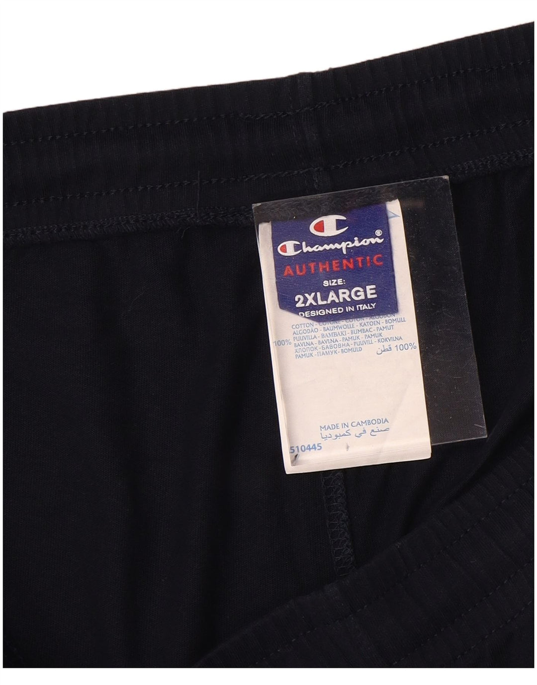 Pantaloni da tuta da uomo CHAMPION 2XL cotone blu navy