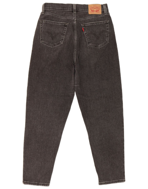 Jeans larghi da donna Boyfriend a vita alta Levi's W28 L27 cotone nero