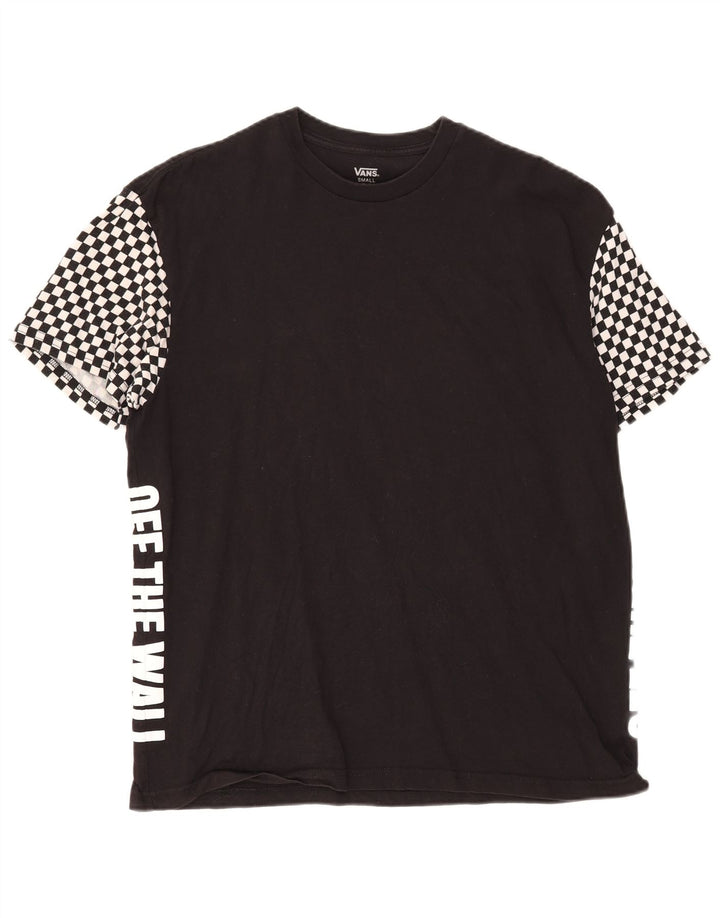 VANS Mens Graphic T-Shirt Top Small Black
