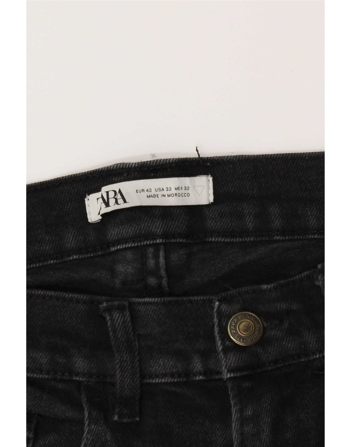 Jeans slim da uomo Zara EU 42 Large W32 L30 Grigio