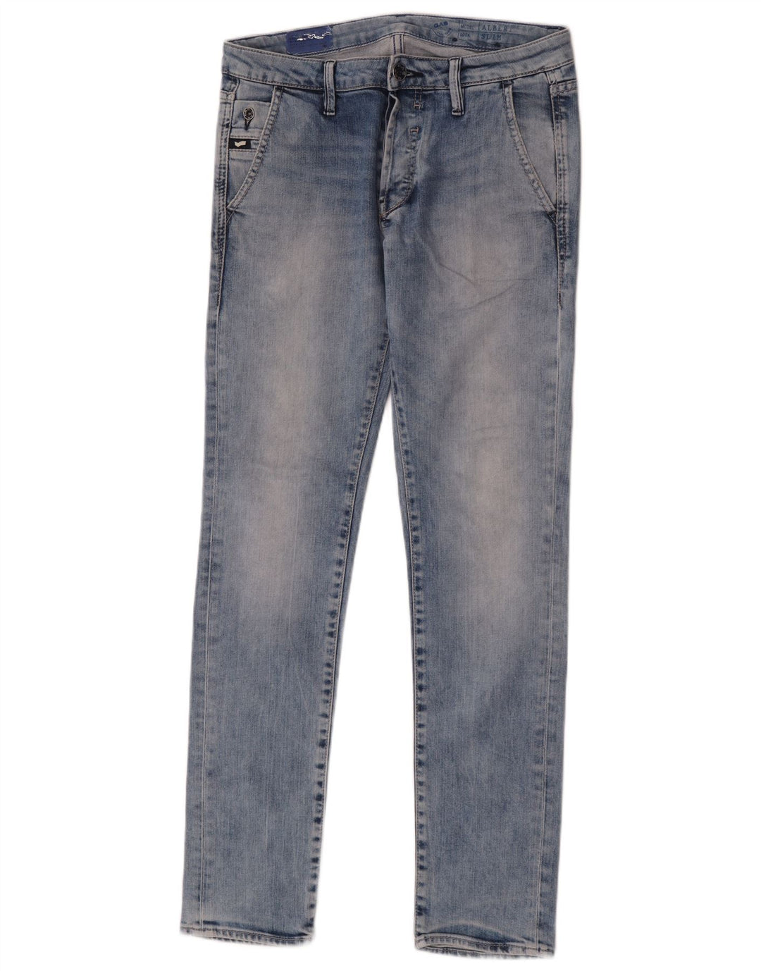 Jeans slim da uomo Gas W30 L32 cotone blu
