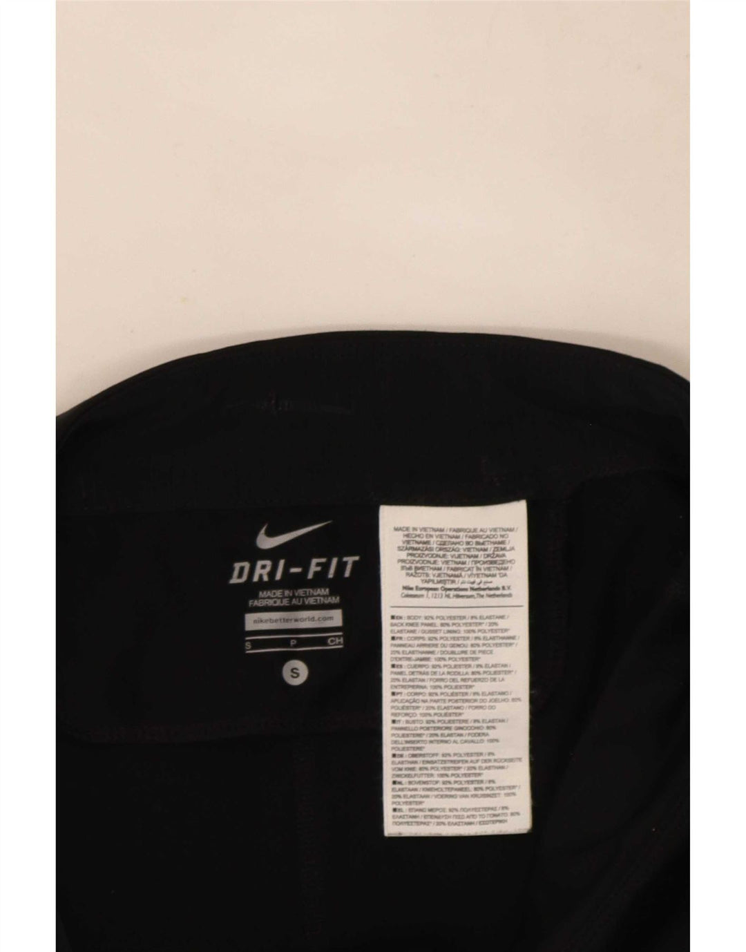 Leggings da donna Nike UK 8 Small poliestere nero
