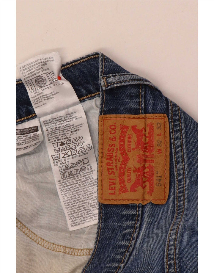 Levi's Uomo 541 Jeans affusolati W32 L32 Cotone blu