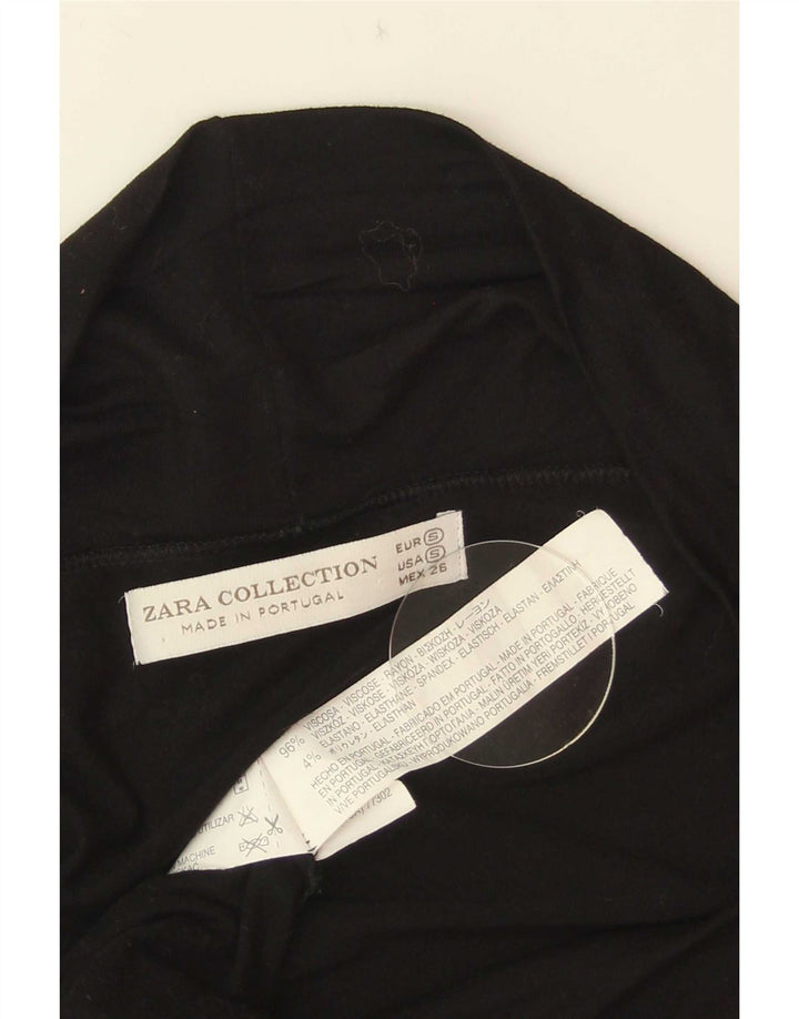 Vestito aderente da donna Zara UK 8 Small in viscosa nera