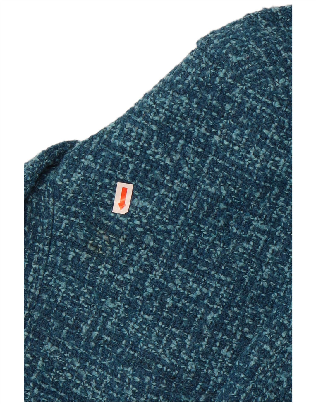 Giacca blazer a 4 bottoni da donna Marks & Spencer UK 14 poliestere blu medio